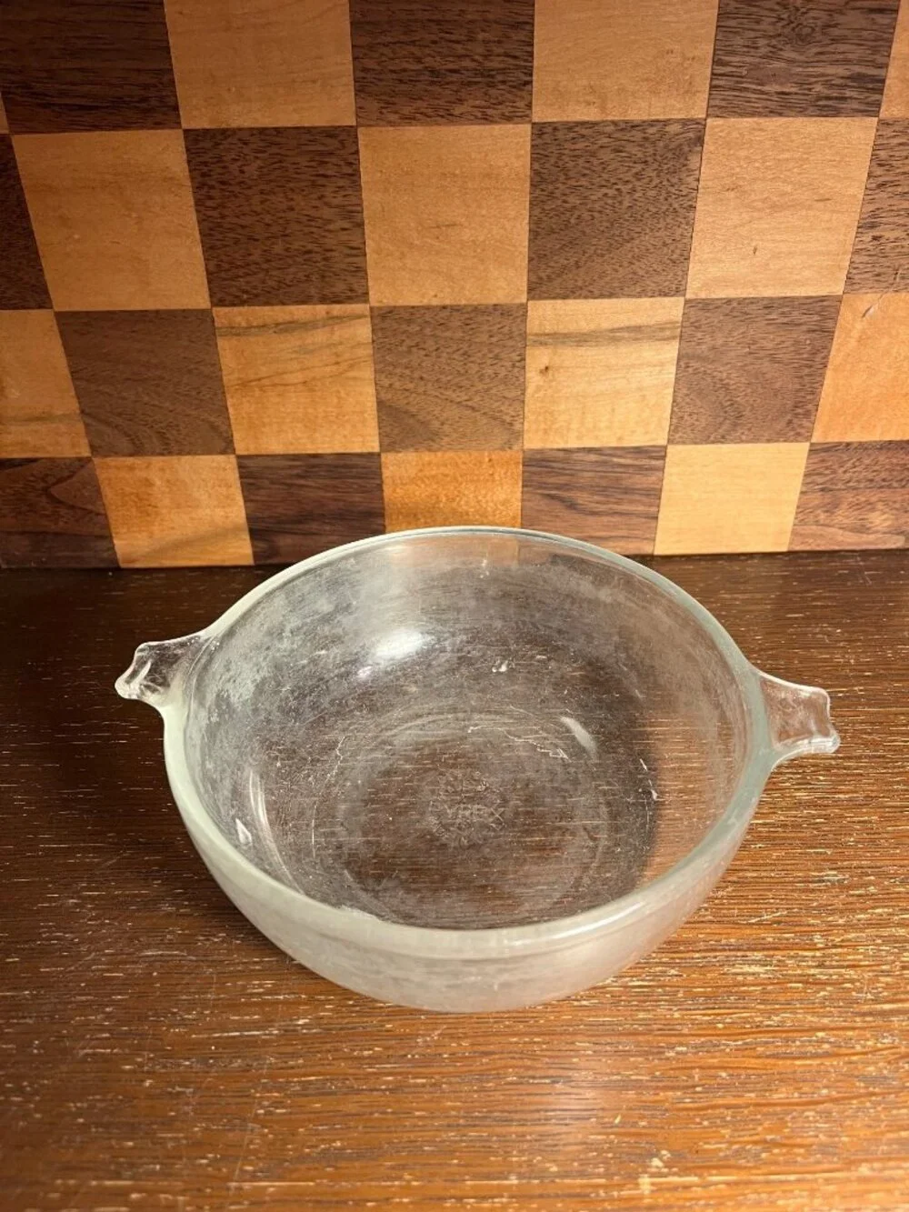 Small Vintage Pyrex Casserole Dish A1227, no lid, cloudy scratches